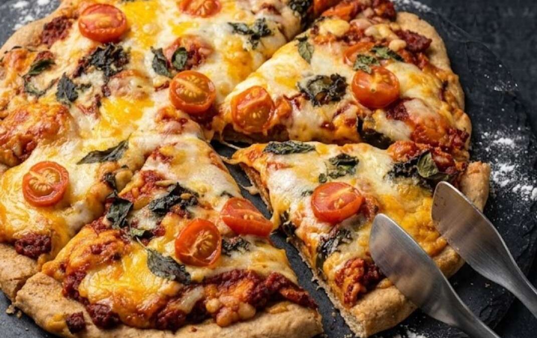 The Smoky Basil & Three-Cheese Grilled Chicken Pizza A Masterclass in Outdoor Pizza Making